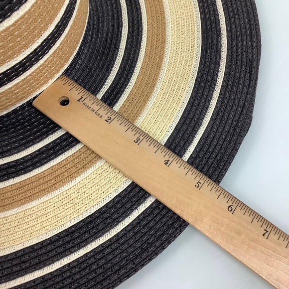 Doreman Pacific Wide Brin Multicolor Straw Hat size OSFM EUC - Picture 7 of 10